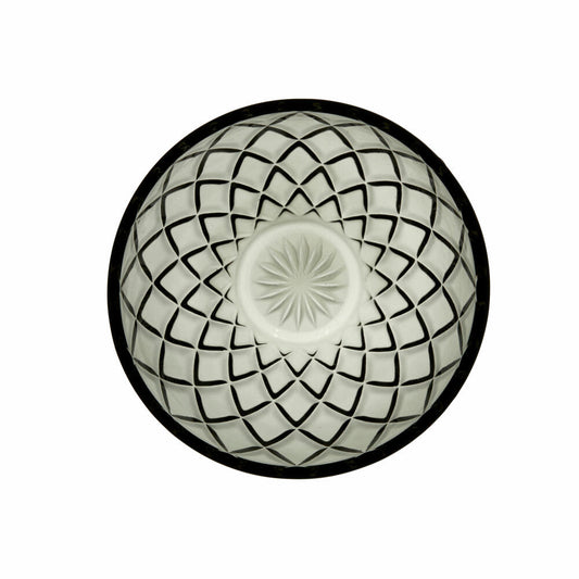 Lyngby Glas Schale Sorrento 4er Set, Schälchen, Servierschale, Glas, Smoke, 12 cm, 29033