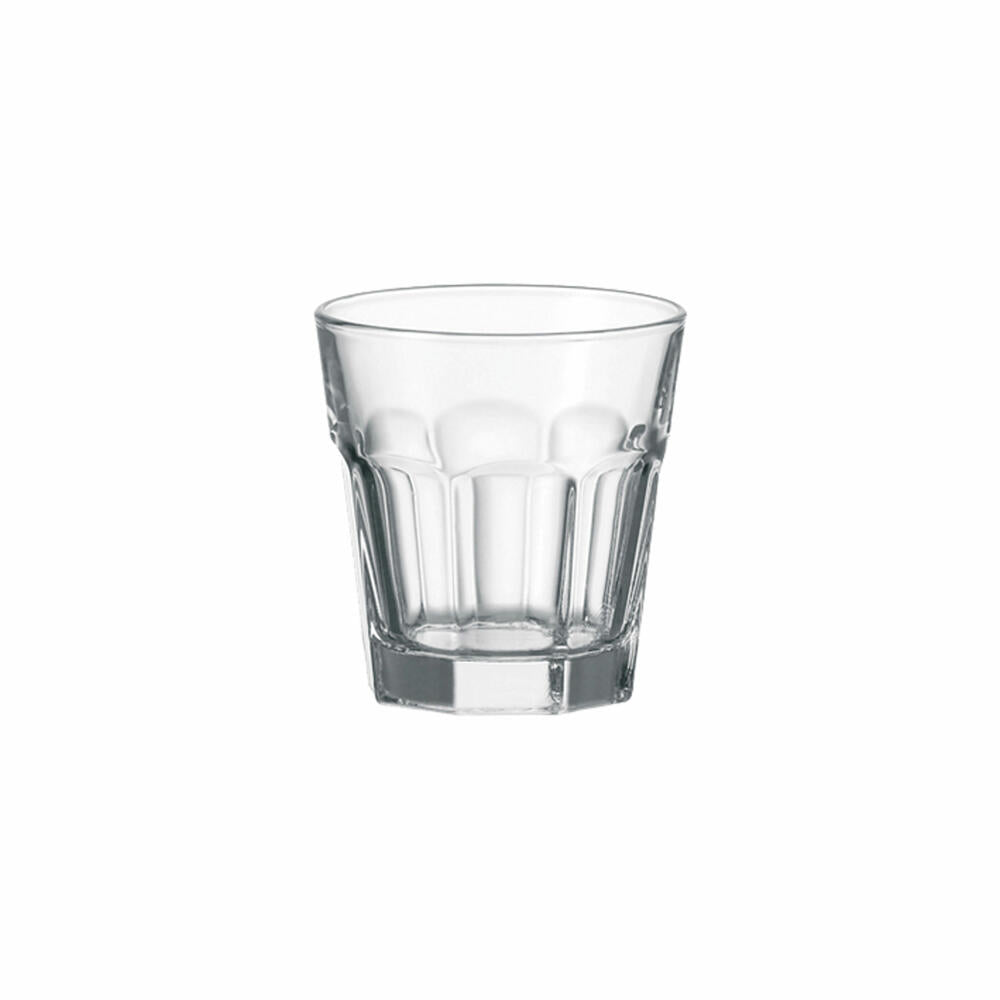 Leonardo Rock mug small, drinking glass, water glass, cocktail glass, latte macchiato glass, 250 ml, set of 6, 12999