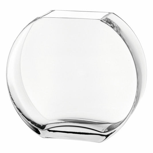 Leonardo Centro Vase Disc, set of 2, flower vase, glass vase, table vase, decorative vase, flower pot, glass, 23 cm, 046940