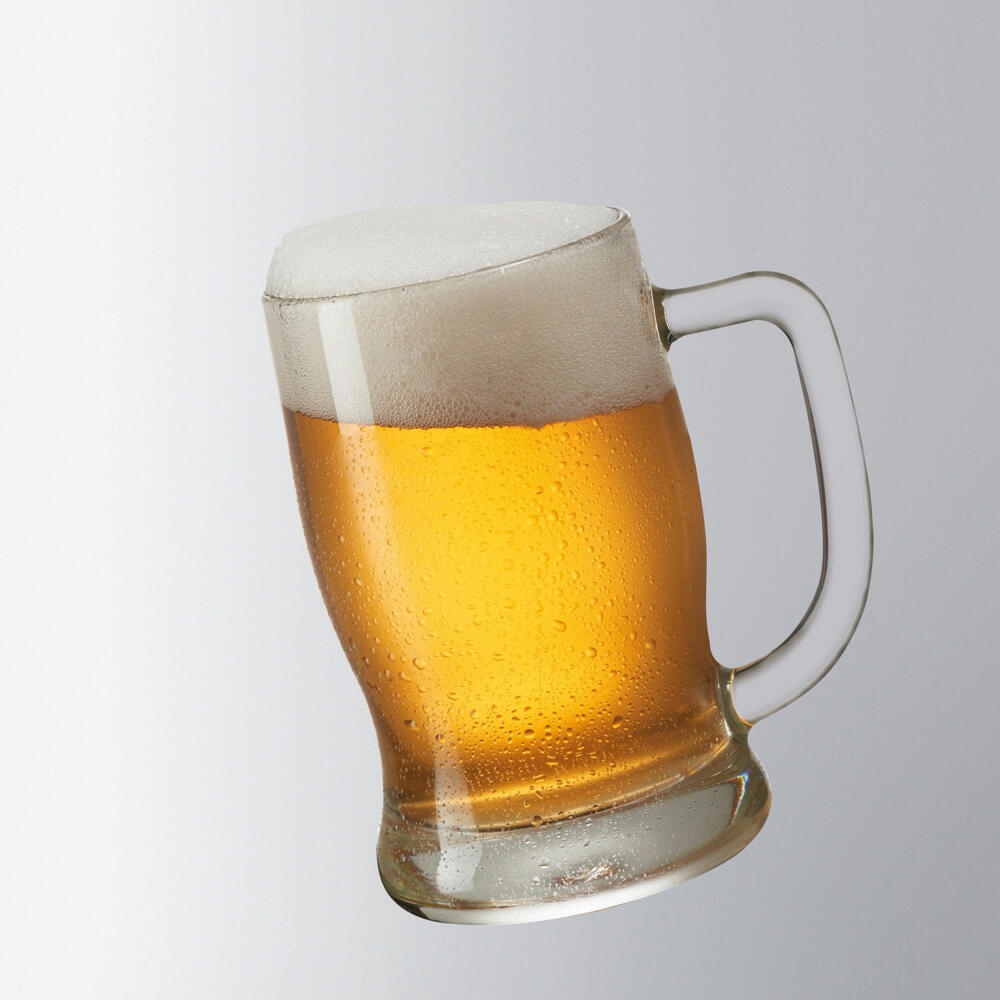 Leonardo Taverna beer mug, set of 4, beer mug, jug, beer glass, tankard, beer glass, glass mug, 330 ml, 49457