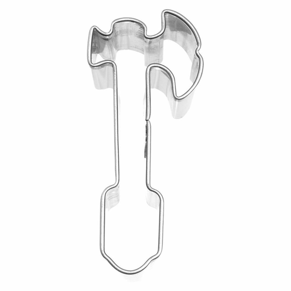 Birkmann cookie cutter battle axe, cookie cutter, cookie mold, biscuit, cookies, stainless steel, 6 cm, 191761