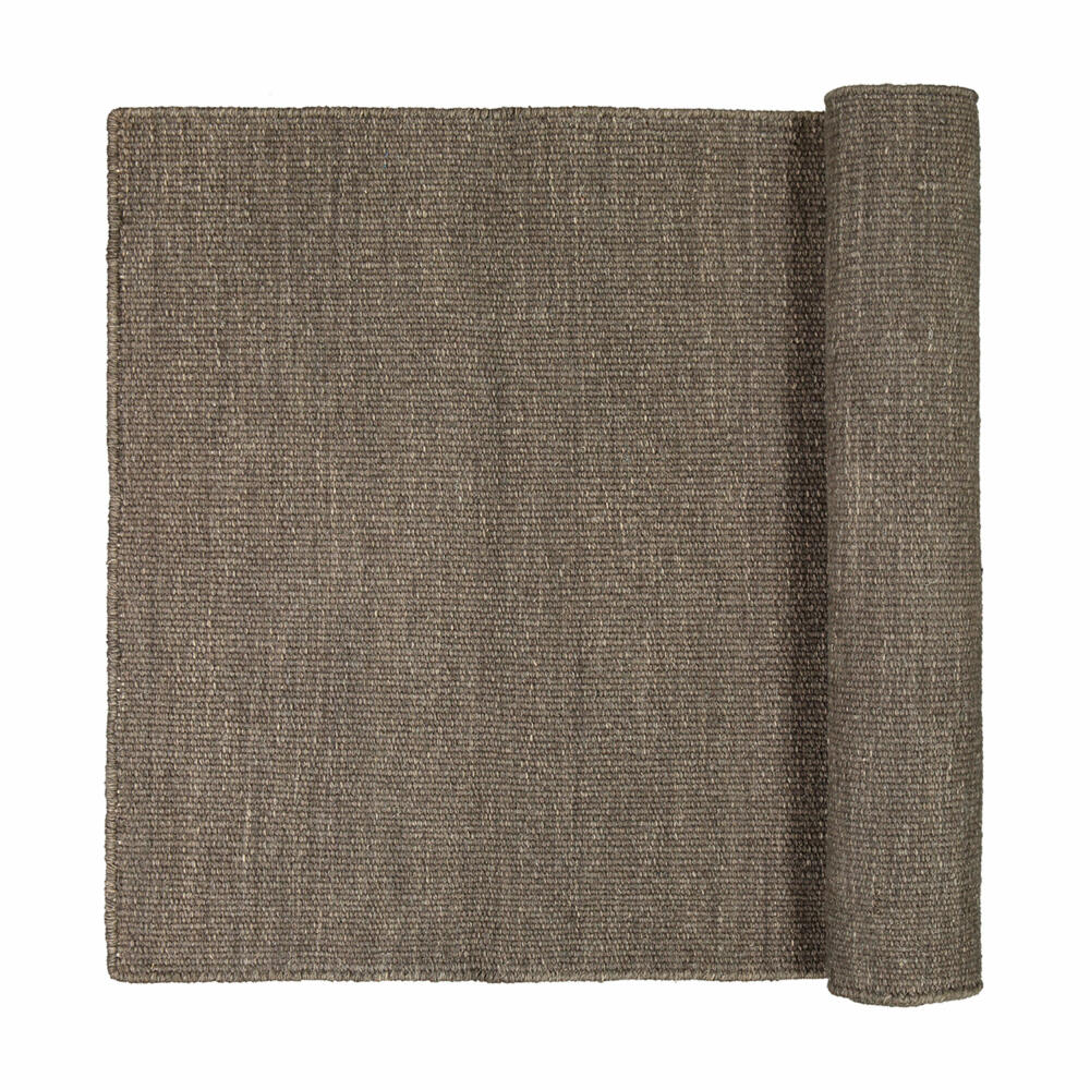 Blomus PURA carpet, living carpet, wool carpet, cotton, wool, tarmac, 200 x 140 cm, 65853
