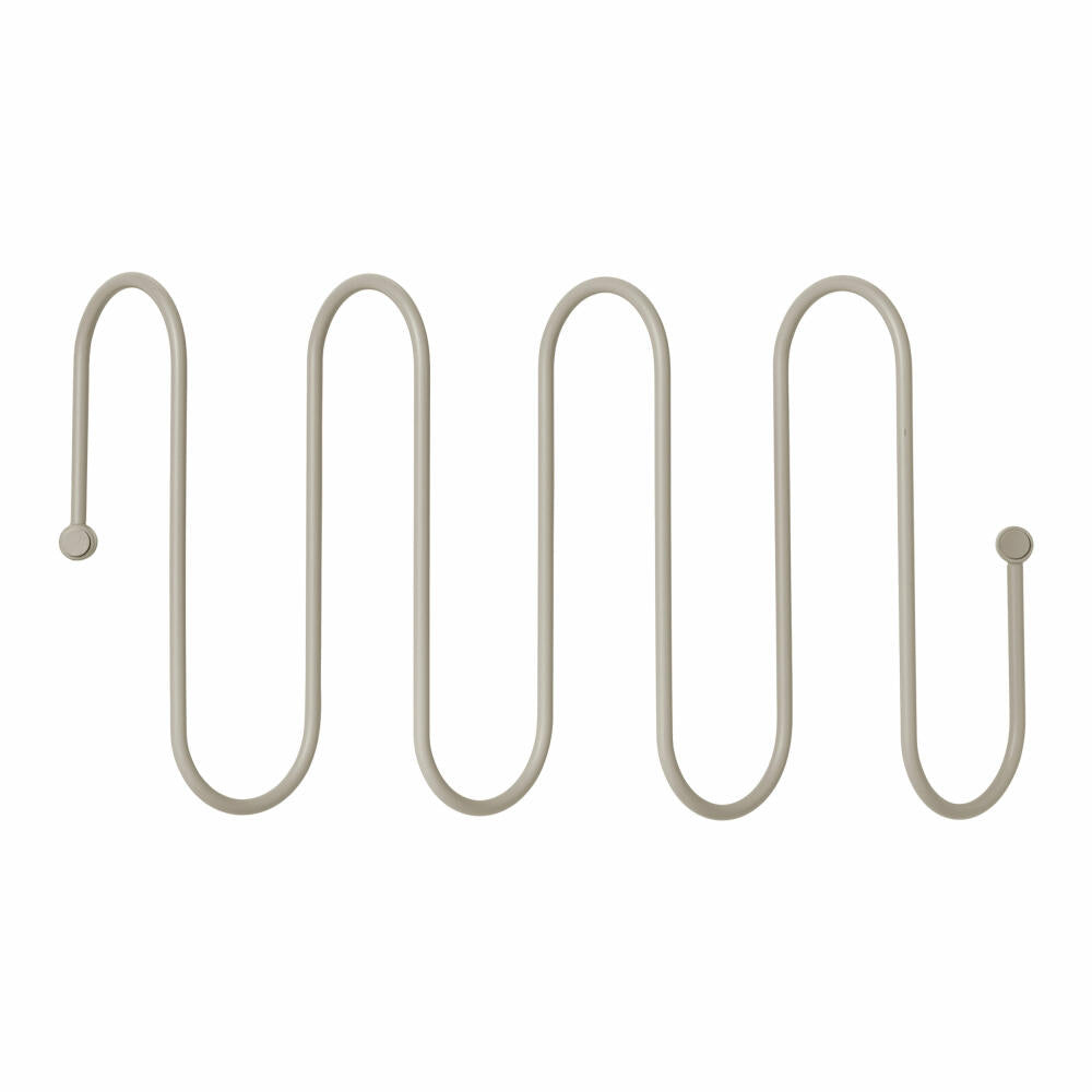 Blomus CURL coat rack, hook rail, coat rack, powder-coated steel, Ashes of Roses Pantone, 47 cm, 65915