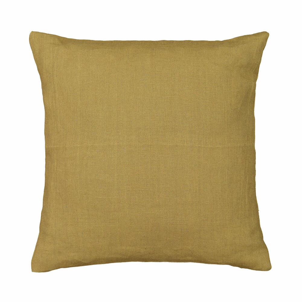 Blomus LINA Kissenbezug, Kissenhülle, Kissen Bezug, Leinen, dull gold, 40 x 40 cm, 65833