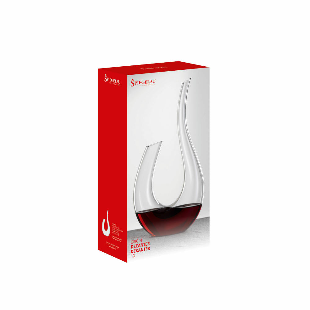 Spiegelau Novo Dekanter, Dekantierkaraffe, Karaffe, Glaskaraffe, Kristallglas, 750 ml, 7550159