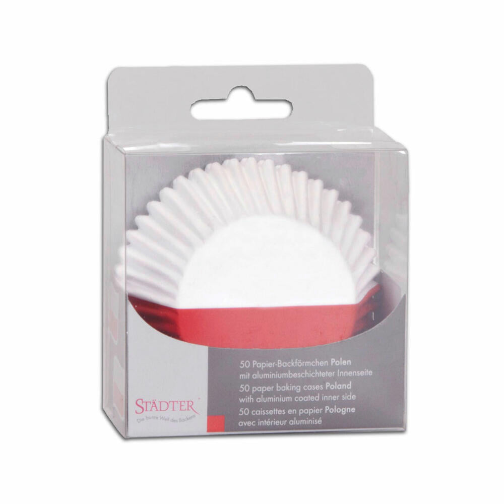 Städter paper baking cups Poland, 50 pieces, paper cups, baking pan, muffin cups, paper, 336292