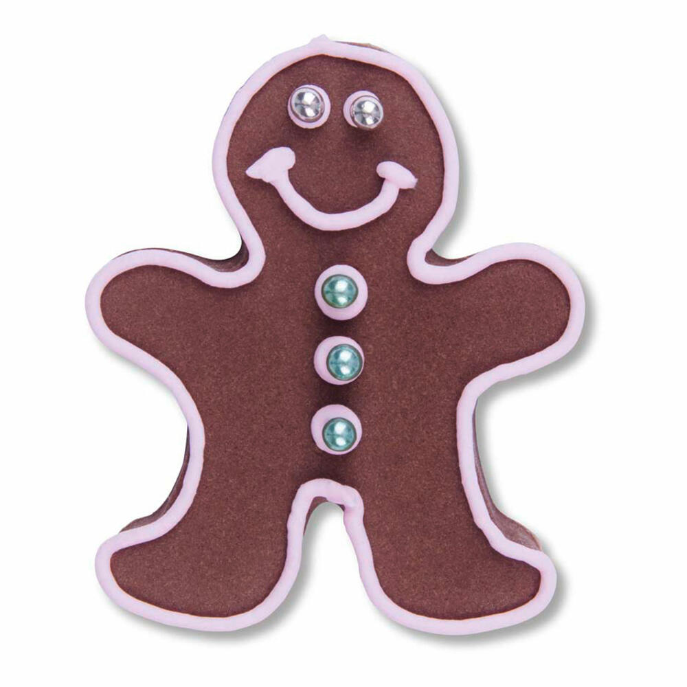 Städter cookie cutter gingerbread man, cookie cutter, cookie mold, biscuit, cookies, stainless steel, 7.5 cm, 041301