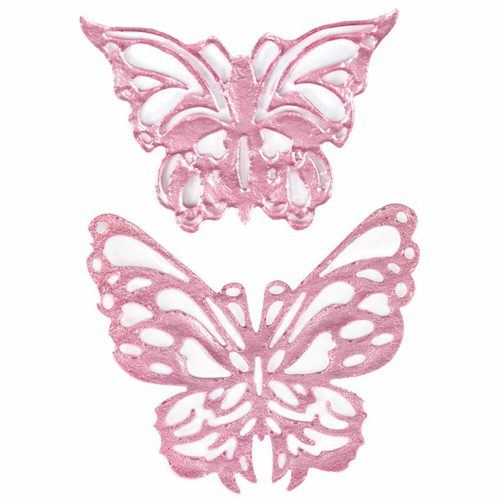 Städter decorative mat butterfly, fondant mold, fondant mold, silicone mold, cake decoration, silicone, 39.5 x 7.5 cm, 257931