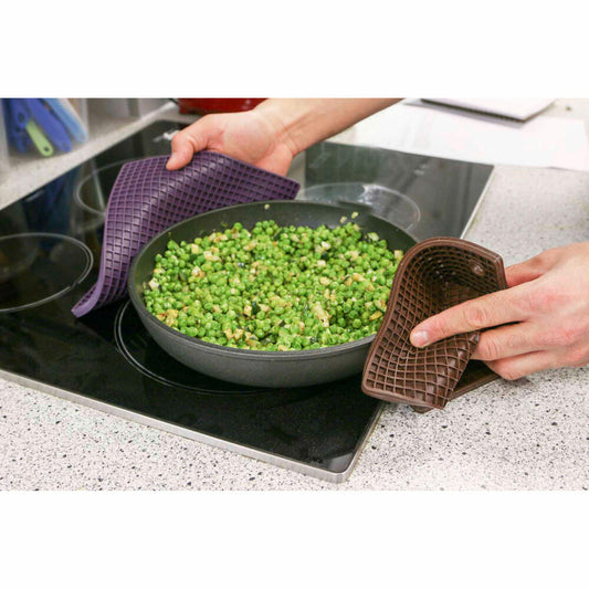 Städter pot holder coaster, pot holder, trivet, silicone, white, 18.5 x 18.5 cm, 256880