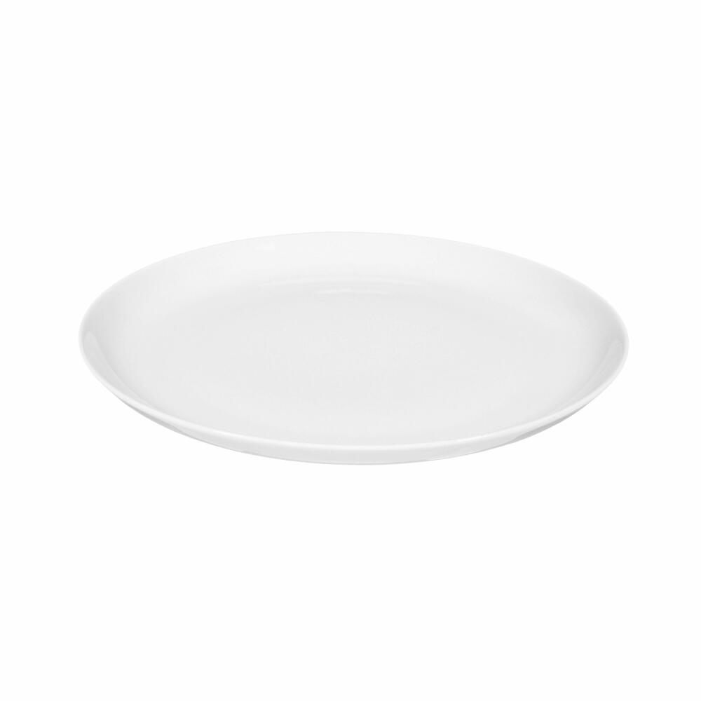 Seltmann Weiden Lido Frühstücksteller, Teller, Kuchenteller, Porzellan, Coup Weiß, Ø 20 cm, 001.198604