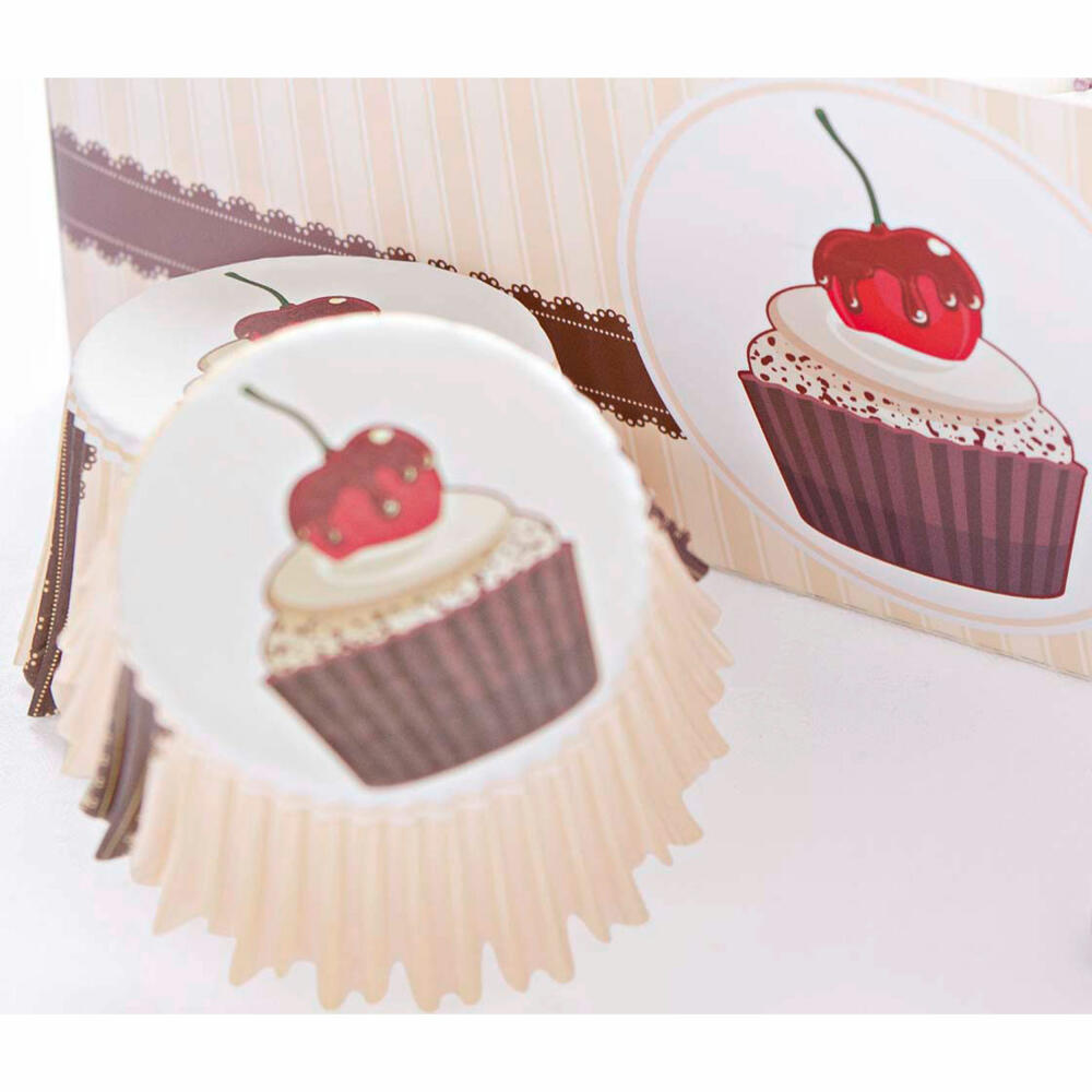 Städter paper baking cups coffee house Maxi, 100 pieces, paper cups, baking pan, muffin cups, paper, 335950