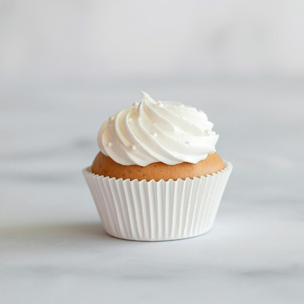 Städter Paper Baking Cups White Maxi, 200 pieces, paper cups, baking pan, muffin cups, paper, 335417