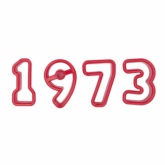 Städter Ausstecher Zahlen Set, 9-tlg., Ausstechform, Plätzchenform, Keks, Plätzchen, Kunststoff, 171909