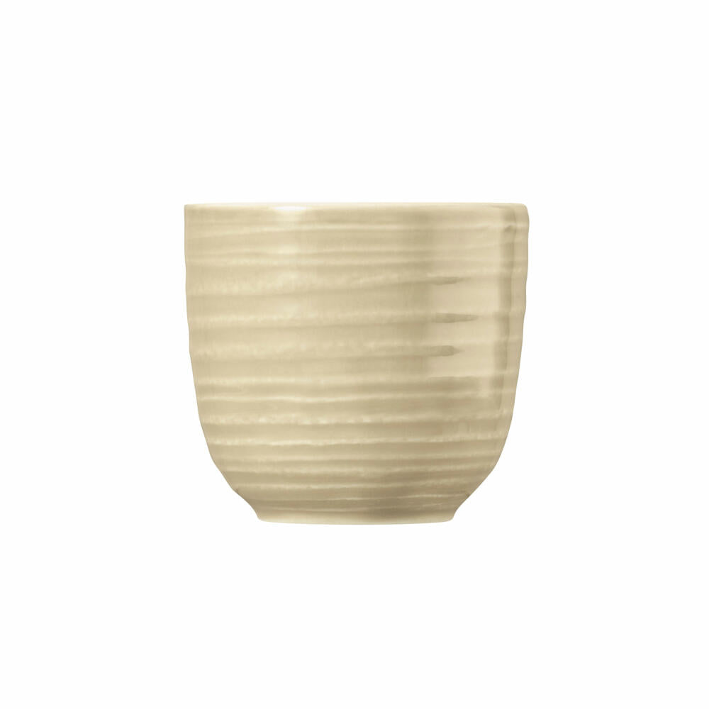 Seltmann Weiden Terra Espressoobertasse, Espressotasse, Espresso Tasse, Porzellan, Sandbeige, 100 ml, 001.766249