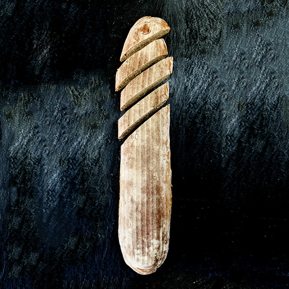 Städter Gärkorb Baguette, Gärkörbchen, Brotform, Brotteig, Brot Korb, Rattan, 36 x 7.5 cm, 836051
