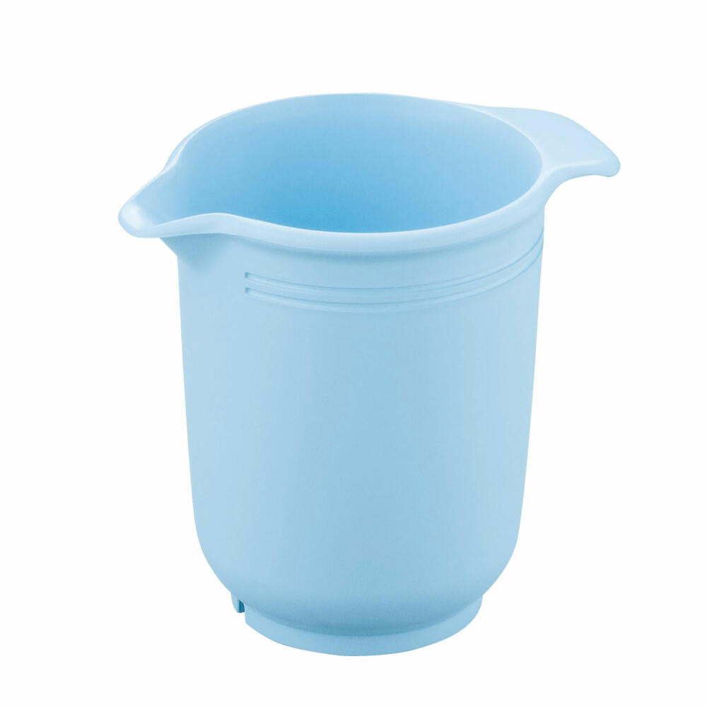 Dr. Oetker Retro Rührbecher, Rühr Becher, Rührschüssel, Messbecher, Kunststoff HIPS, Blau, 1 L, 4640