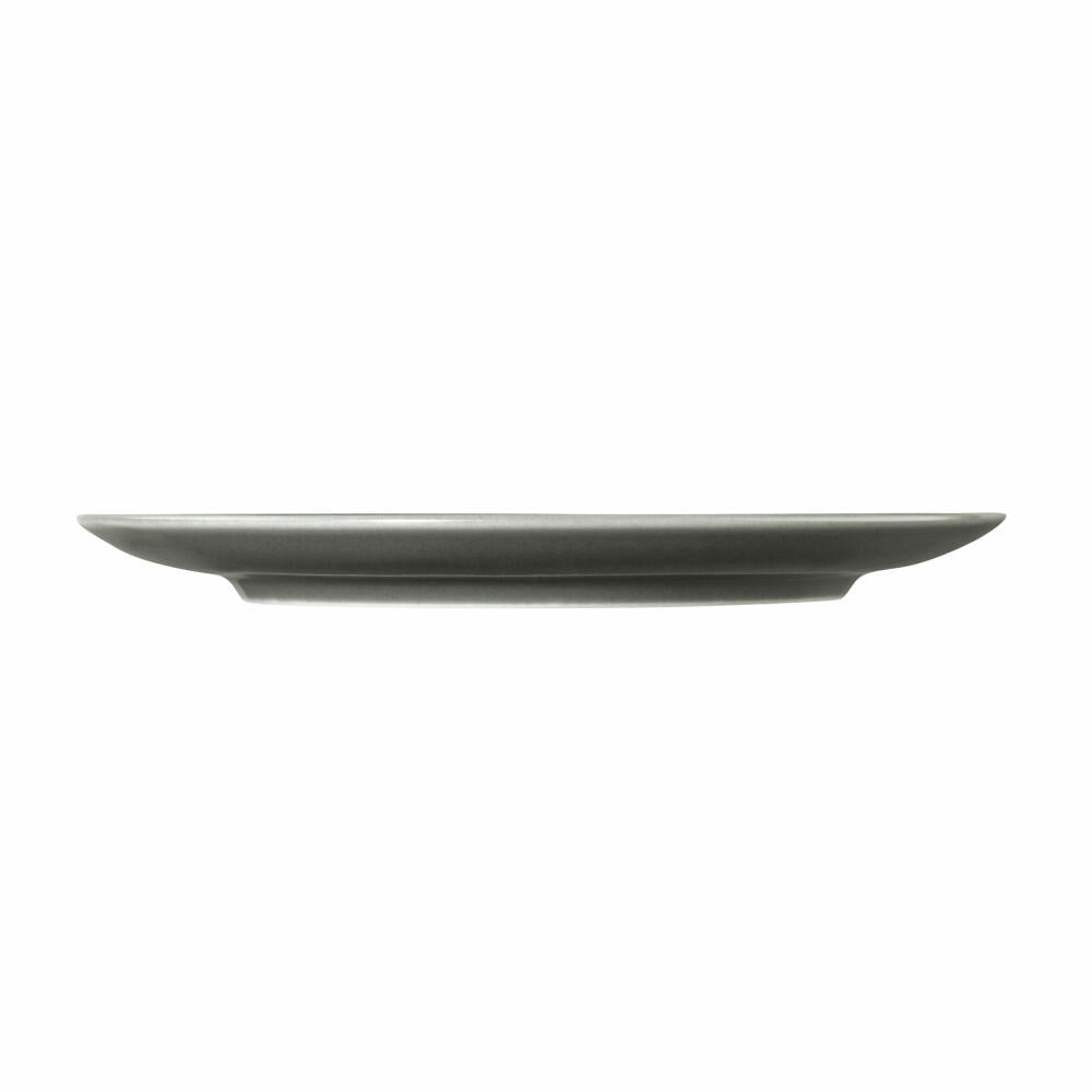 Seltmann Weiden Terra bread plate, cake plate, plate, porcelain, pearl grey, Ø 17.7 cm, 001.766256