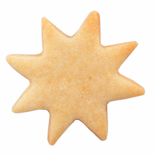 Städter star cookie cutter 8-pointed, cookie cutter, cookie mold, biscuit, cookies, stainless steel, 4.5 cm, 217263