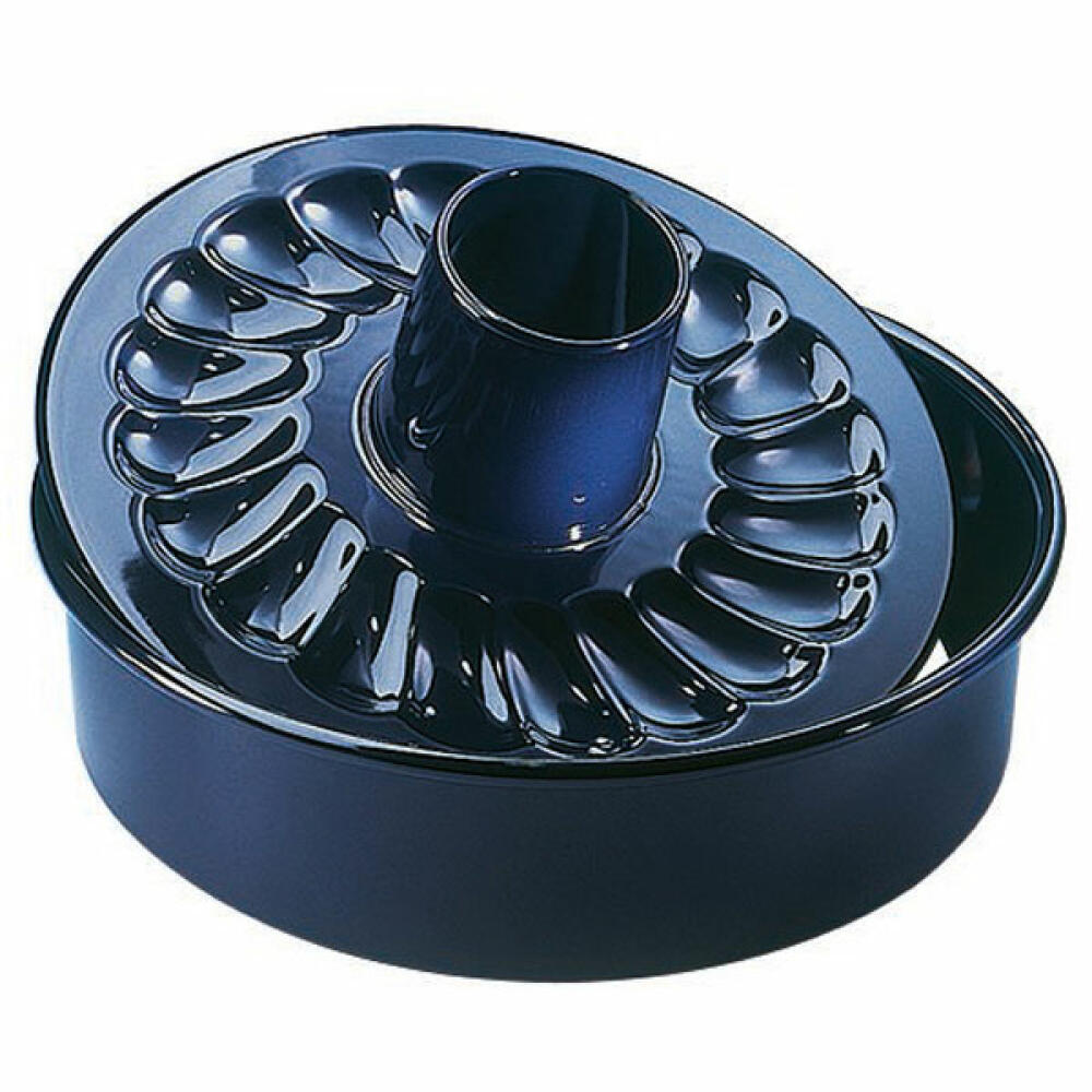 Dr. Oetker Rohrbodenform 28 cm BackLiebe Emaille, Kuchenform, Backform, 2365