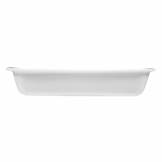 Seltmann Weiden Lukullus casserole dish square, oven dish, baking dish, porcelain, white, 30 cm, 001.103733