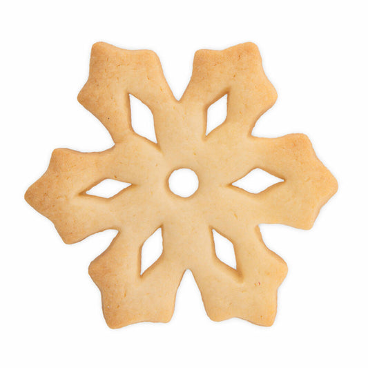 Städter ice crystal cookie cutter with crystal cutouts, cookie cutter, biscuit cutter, biscuit, stainless steel, Ø 8 x 2.5 cm, 175204