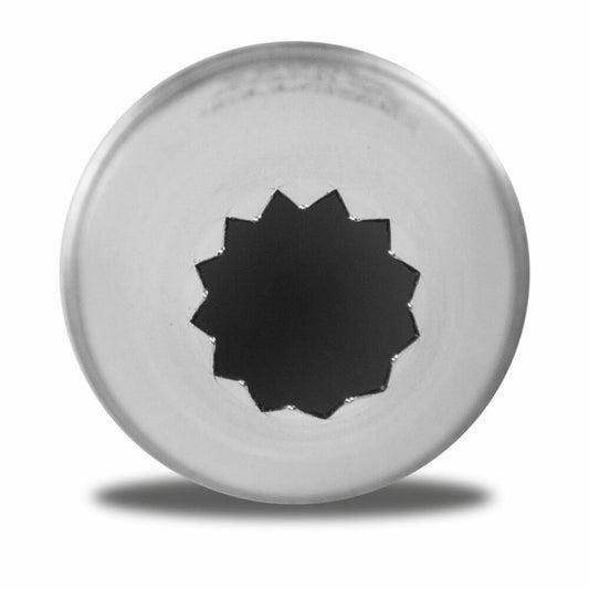 Städter Fine Line star nozzle #32 small, piping nozzle, decorating nozzle, baking accessories, stainless steel, 7 mm, 230323
