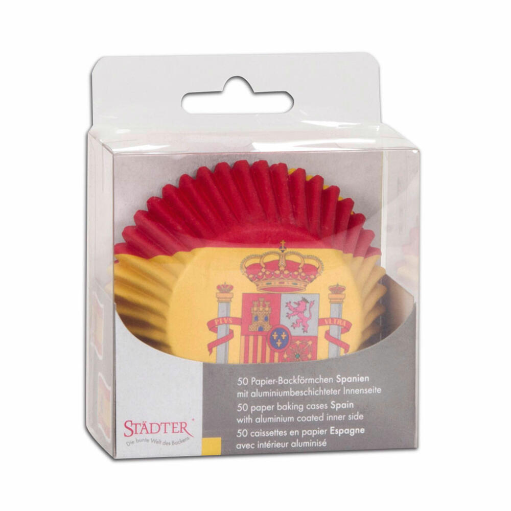 Städter paper baking cups Spain, 50 pieces, paper cups, baking pan, muffin cups, paper, 336278