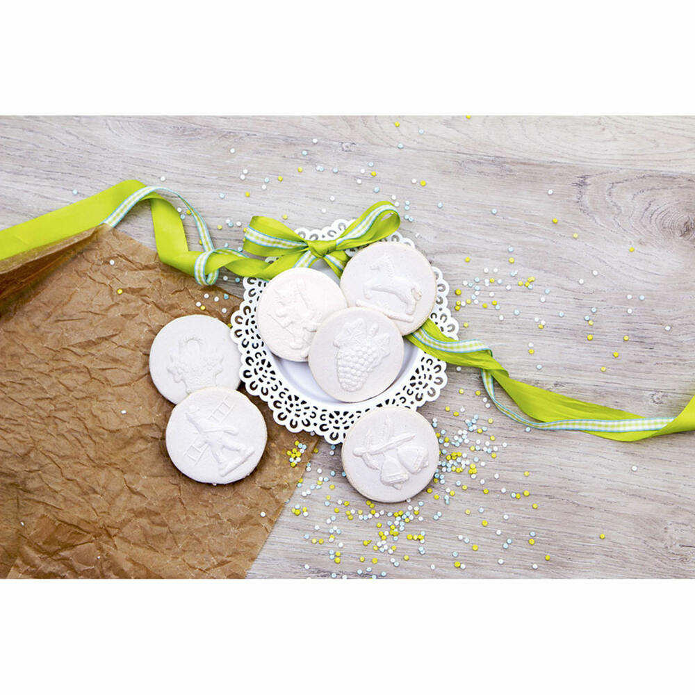 Städter Spekulatius-Model Traube, Holz-Prägeform, Plätzchenform, Spekulatiusform, Holz, Ø 8 cm, 841291