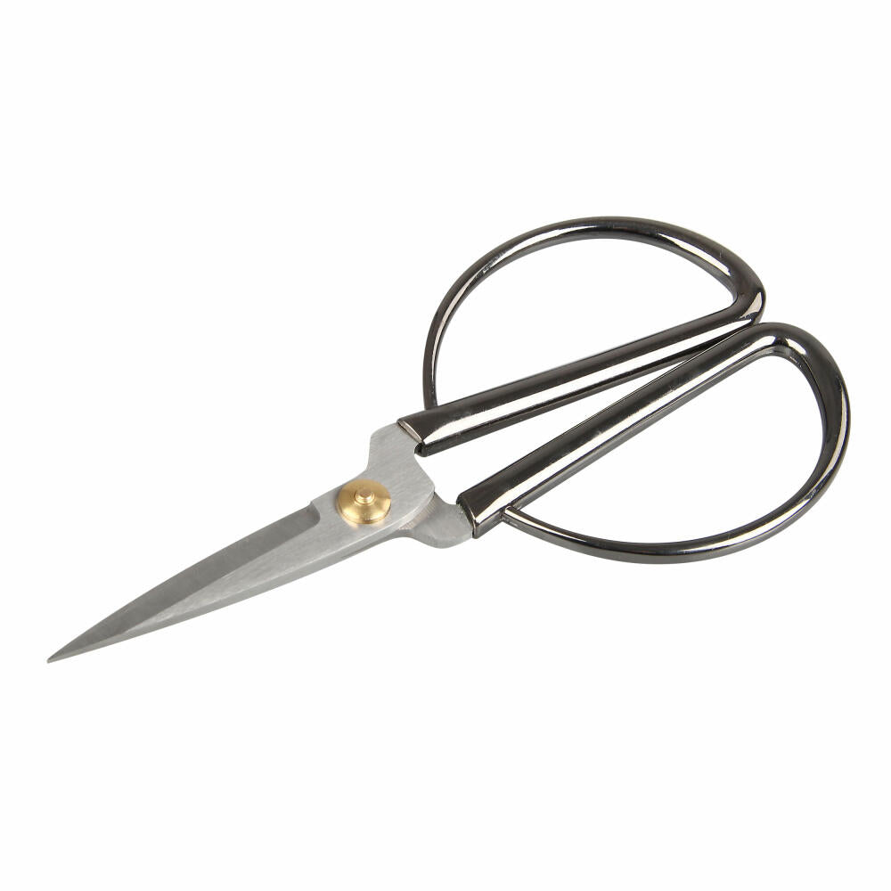 Dr. Oetker Retro Kitchen Scissors, Kitchen Scissors, All-Purpose Scissors, Kitchen Aid, Stainless Steel / Metal, Silver, 17 cm, 4615