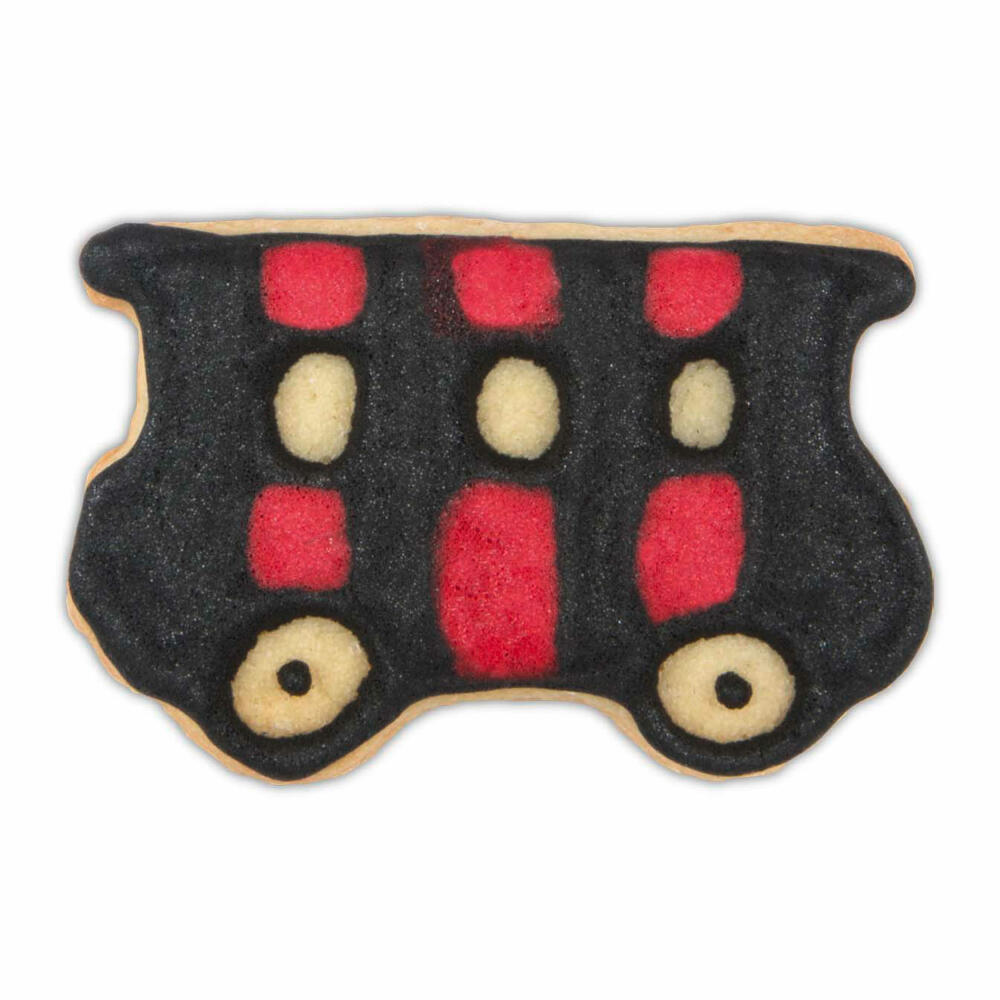 Städter Ausstecher Eisenbahnwagen, Ausstechform, Plätzchenform, Keks, Plätzchen, Edelstahl, 6 cm, 049086