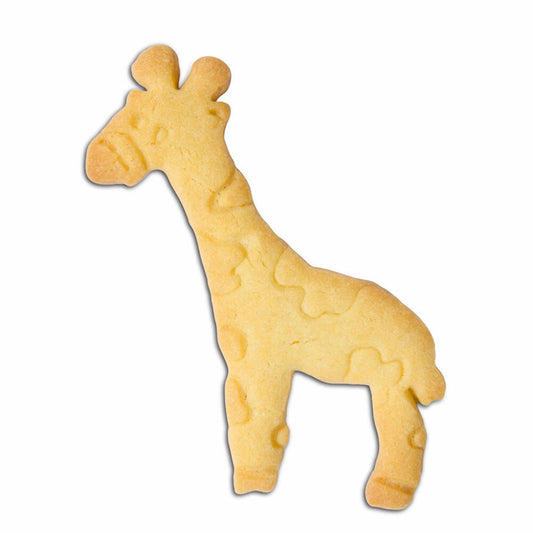 Städter embossed cookie cutter giraffe, cookie cutter, cookie mold, biscuit, cookies, stainless steel, 12.5 cm, 153042
