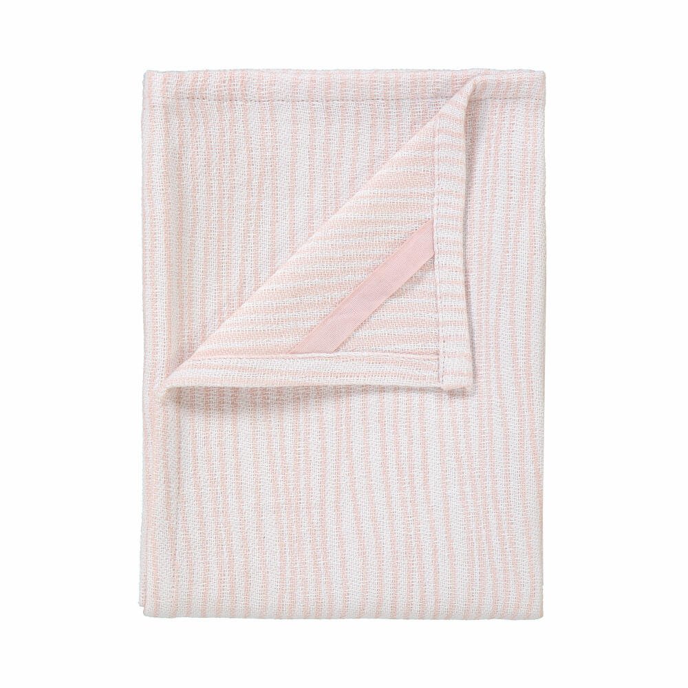 Blomus BELT Set of 2 tea towels, dishcloth, kitchen towel, cotton, lily white, rose dust, 50 x 80 cm, 63838