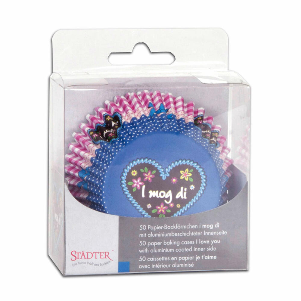 Städter paper baking cups I Mog Di, 50 pieces, paper cups, baking pan, muffin cups, paper, 336353