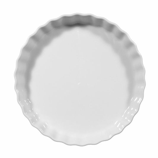 Seltmann Weiden Lukullus casserole dish round, oven dish, baking dish, porcelain, white, 25 cm, 001.104285