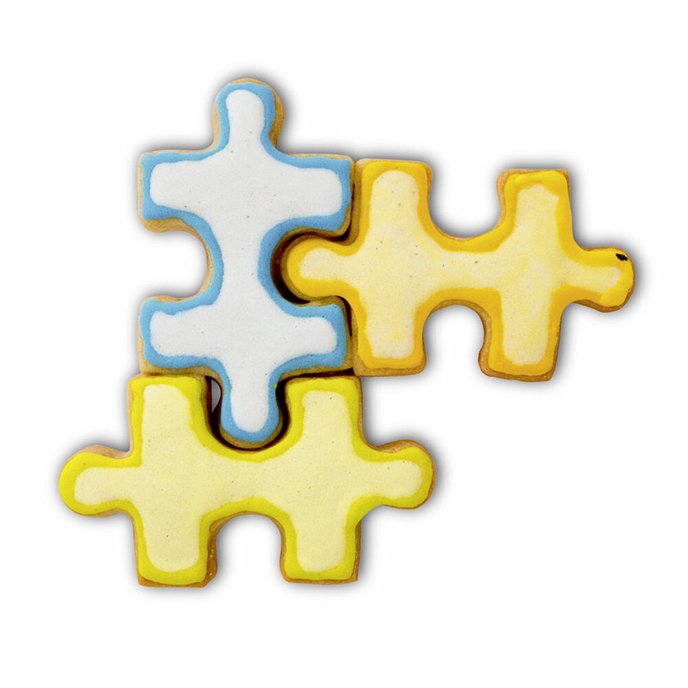 Städter Ausstecher Puzzleteil, Ausstechform, Plätzchenform, Keks, Plätzchen, Edelstahl, 6 cm, 197961