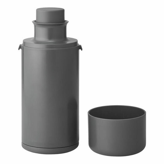 Rig-Tig KEEP-IT COOL Wasserflasche, Trinkflasche mit Kühlakku, Kunststoff, Silikon, Grau, 450 ml, Z00121