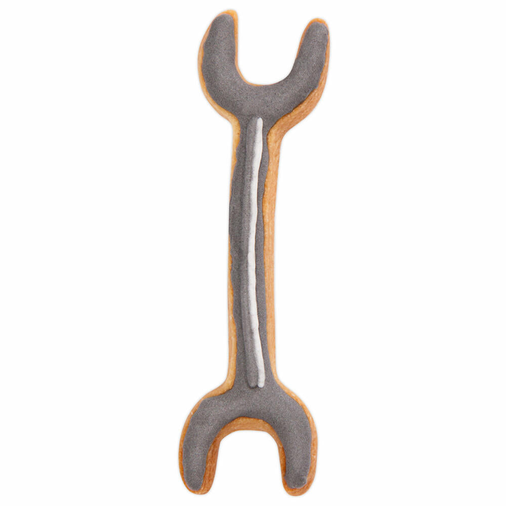 Städter Ausstecher Schraubenschlüssel, Ausstechform, Plätzchenform, Keks, Plätzchen, Edelstahl, 7.5 cm, 199040