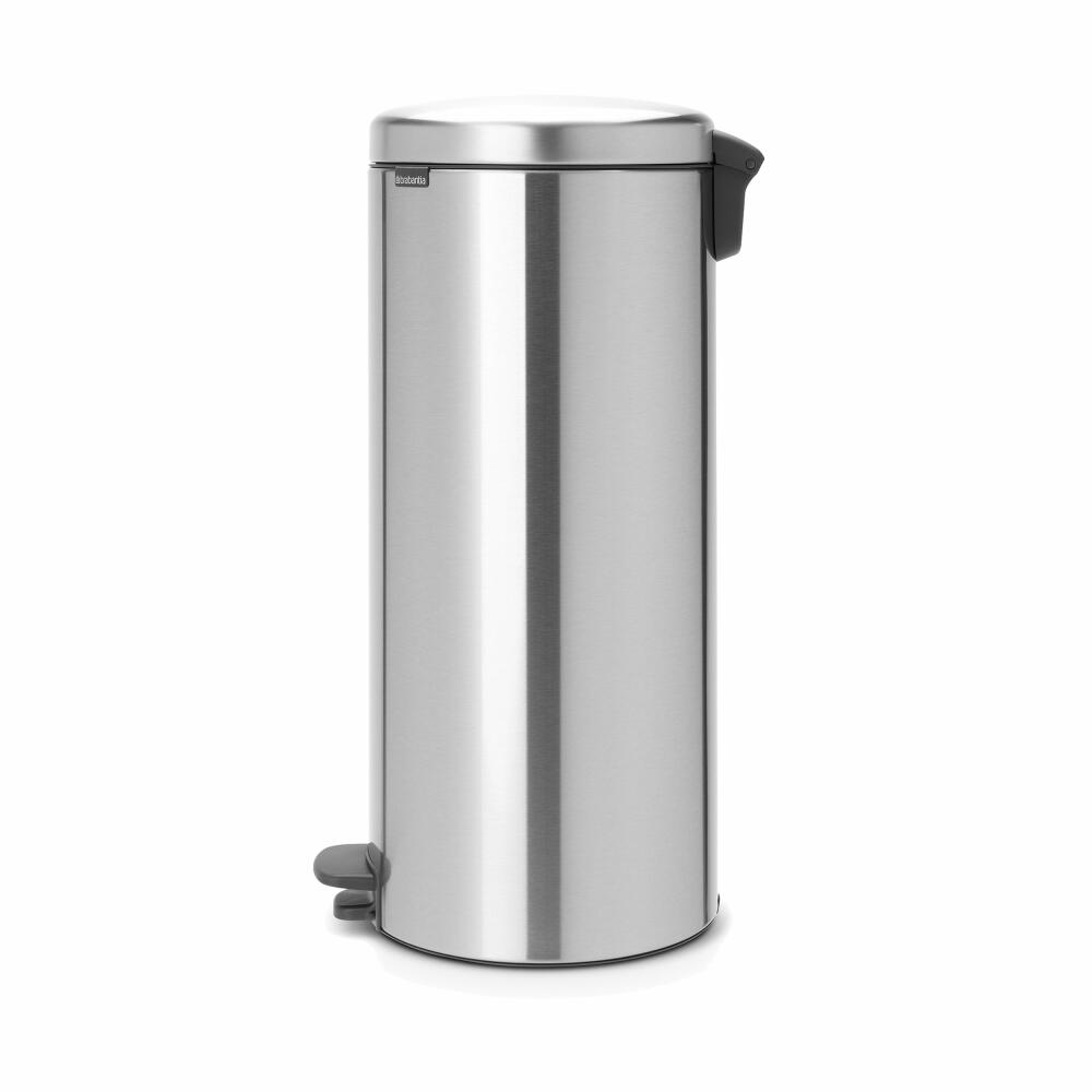 Brabantia Treteimer NewIcon, Mülleimer, Abfalleimer, Abfallbehälter, Matt Steel, 30 L, 114380