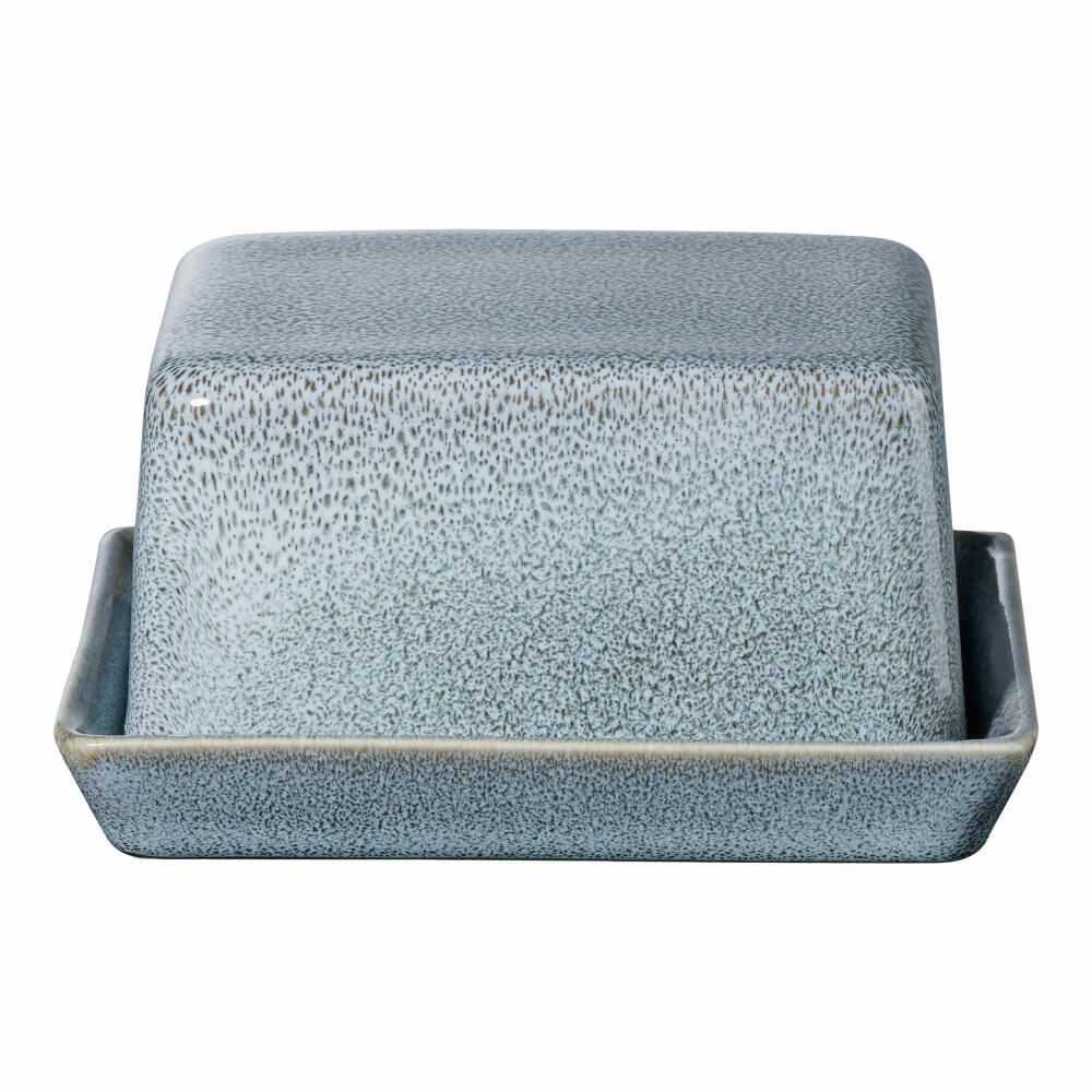 ASA Selection saisons butter dish, butter tin, butter storage, butter bowl, butter container, stoneware, denim, 5108118