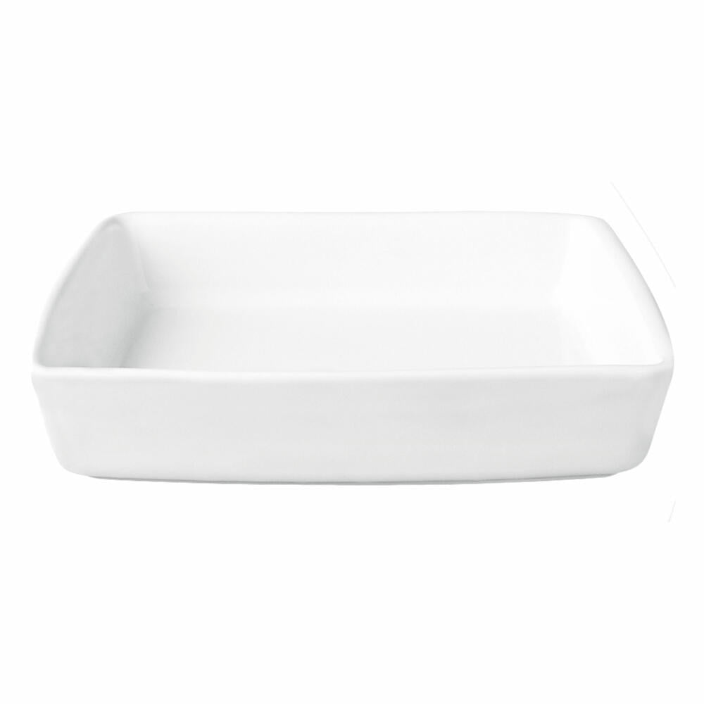 ASA Selection Grande casserole dish rectangular, oven dish, ceramic, white, W 18.5 cm, 5027147