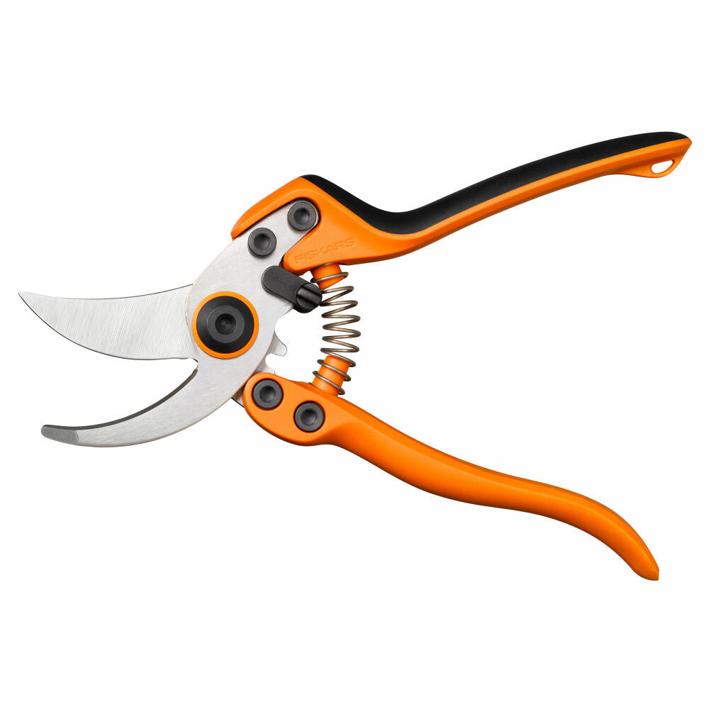 Fiskars Professional Bypass Garden Shears PB-8 L, Garden Shears, Outdoor Shears, Garden Accessories, Steel, Black / Orange, 21 cm, 1020203