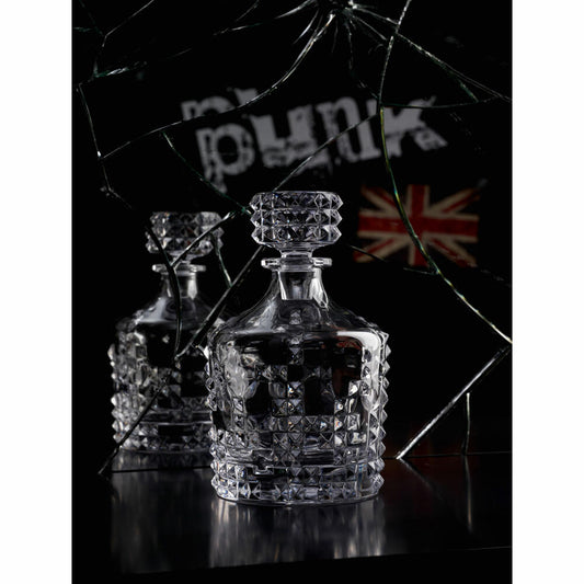 Nachtmann Punk Karaffe mit Stopfen, Glaskaraffe, Whiskykaraffe, Dekanter, Kristallglas, 750 ml, 0099505-0