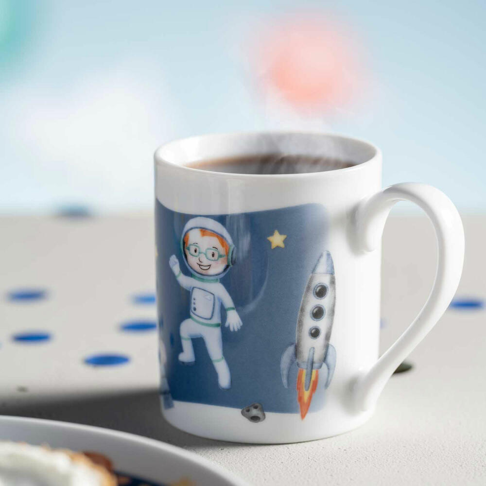 Leonardo children's tableware Bambini Avventura Universe 3-piece, porcelain, multi-colored, 022799