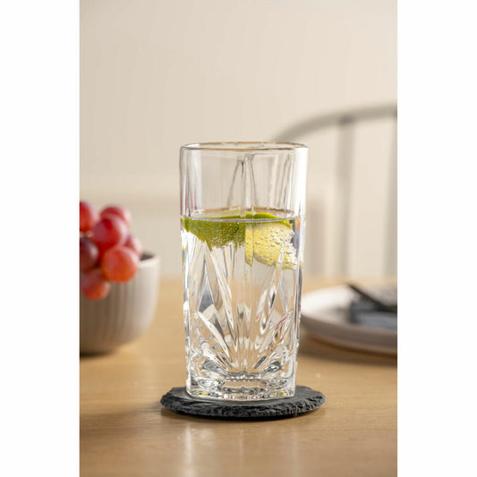 Leonardo Trinkglas Capri, Wasserglas, Saftglas, Kalk-Natron Glas, Klar, 390 ml, 022777