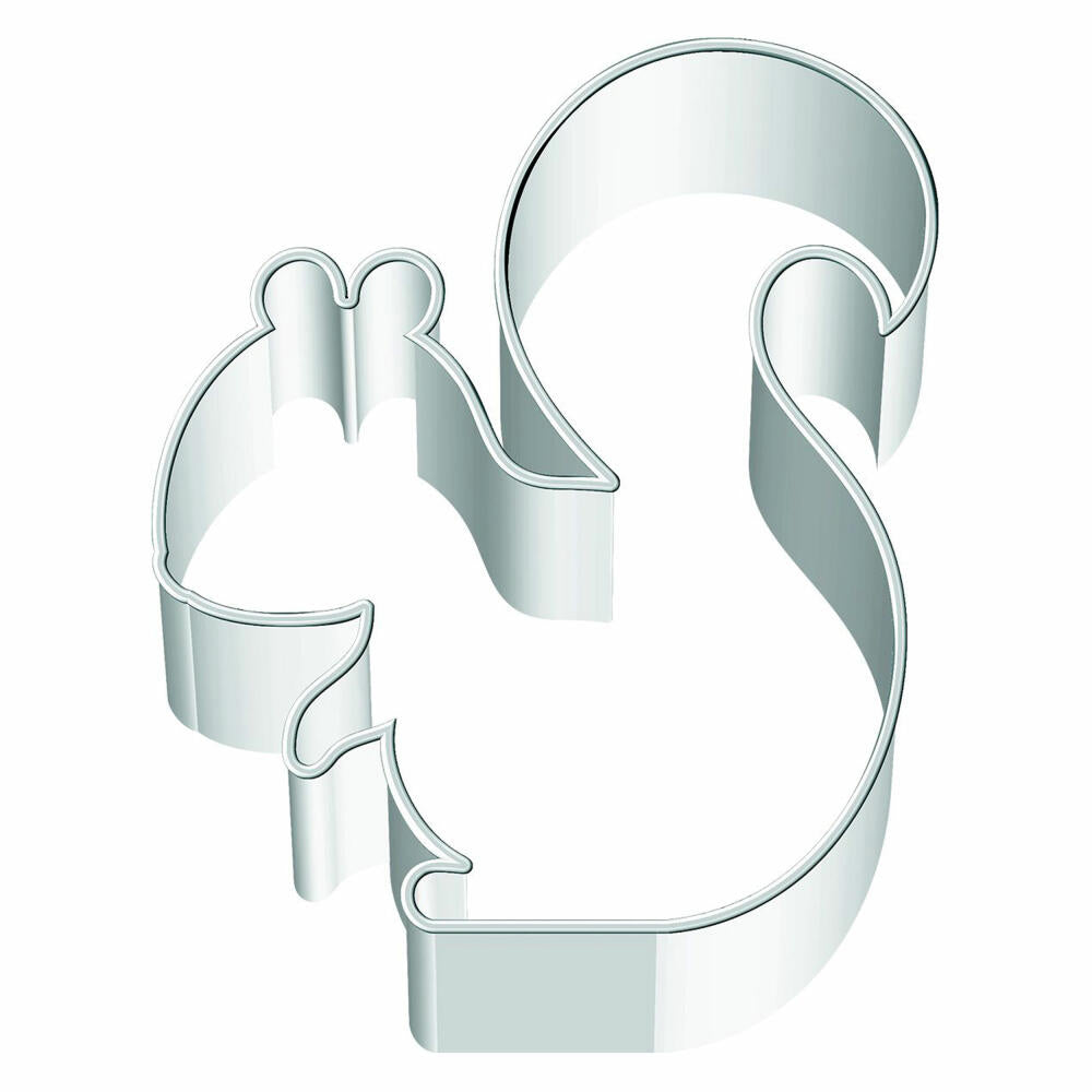 Birkmann Ausstechform Eichhörnchen Klein, Ausstecher, Plätzchenform, Keks, Plätzchen, Edelstahl, 7 cm, 195172