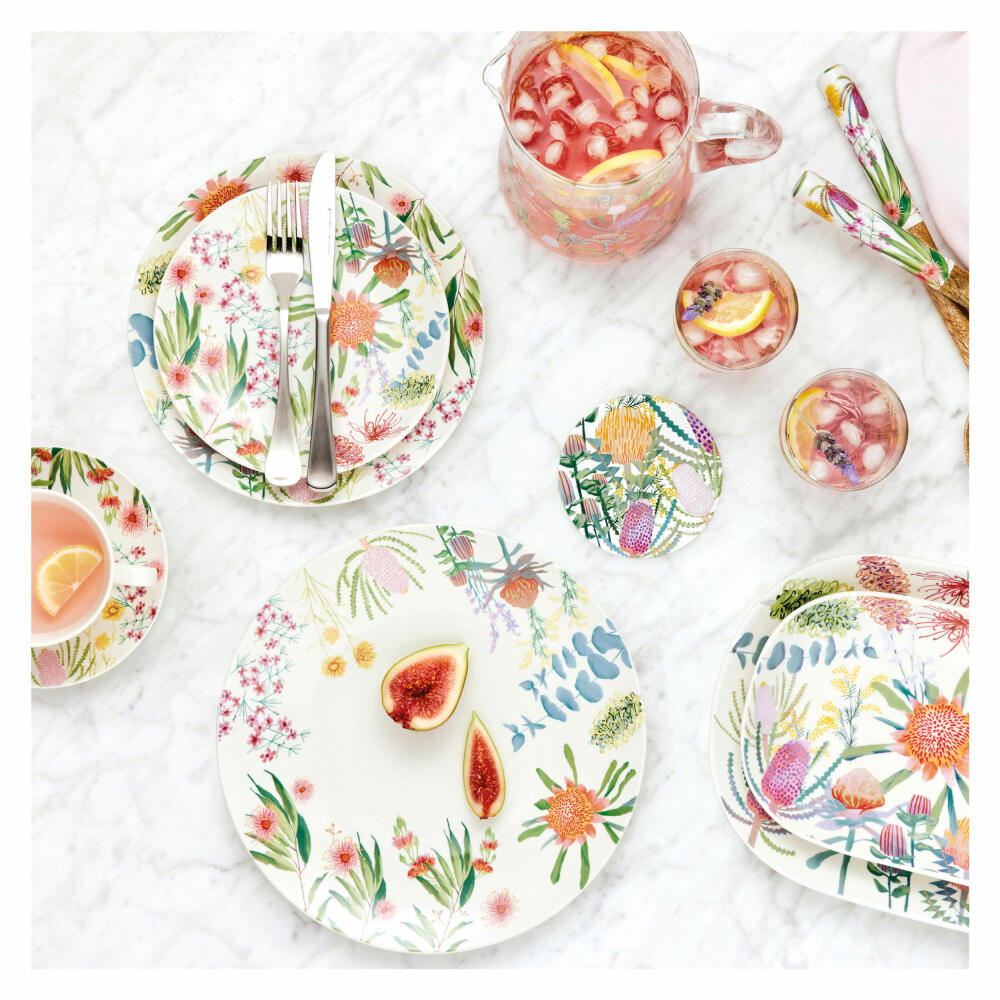Maxwell & Williams NATIVE BLOOMS Round Plate, Serving Plate, Serving Plate, in Gift Box, Porcelain, Ø 33 cm, AW0622