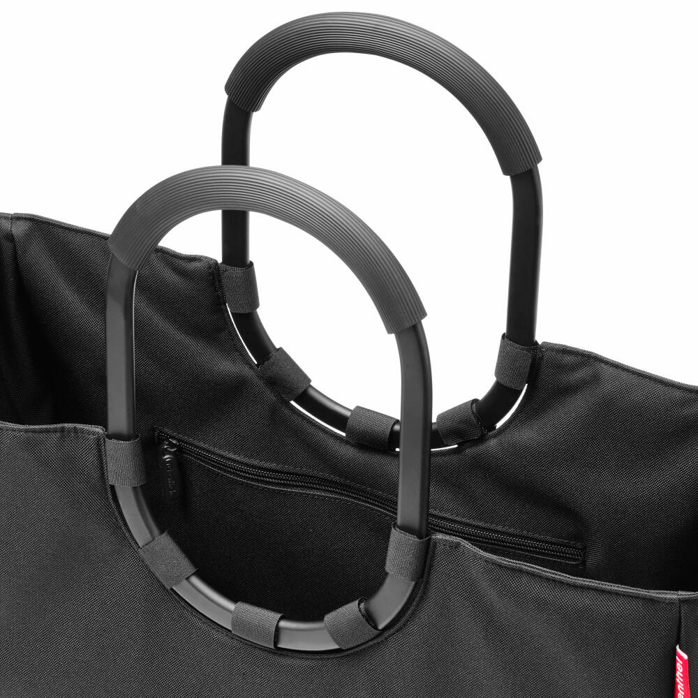 reisenthel loopshopper L Frame, Einkaufstasche, Einkaufskorb, Tragetasche, Tasche, Black, 25 L, OR7040