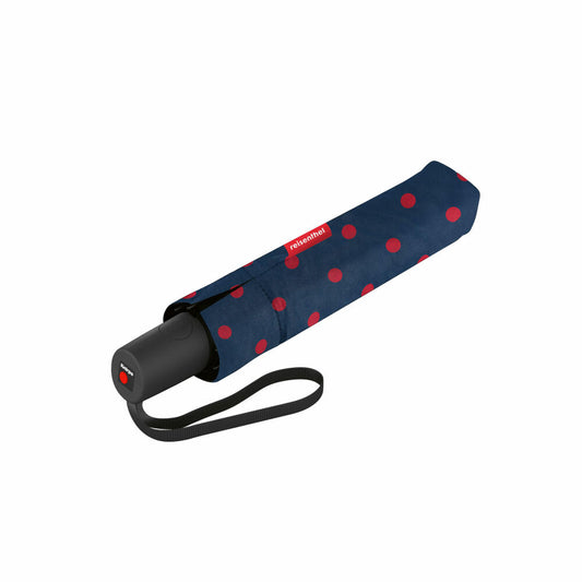 reisenthel umbrella pocket duomatic, Taschenschirm, Regenschirm, Knirps, Mixed Dots Red, RR3075