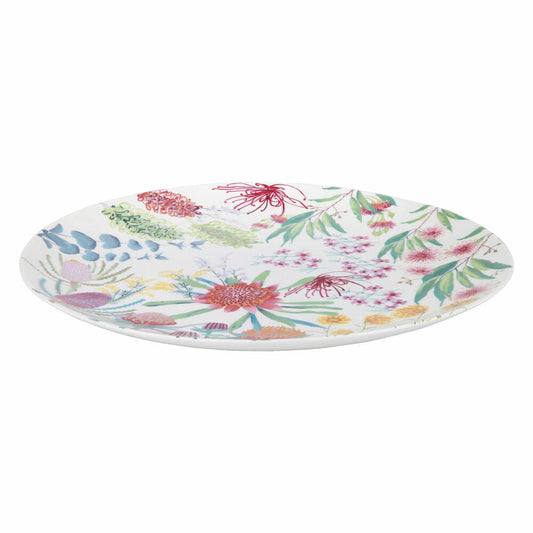 Maxwell & Williams NATIVE BLOOMS Platte Rund, Servierplatte, Servierteller, in Geschenkbox, Porzellan, Ø 33 cm, AW0622