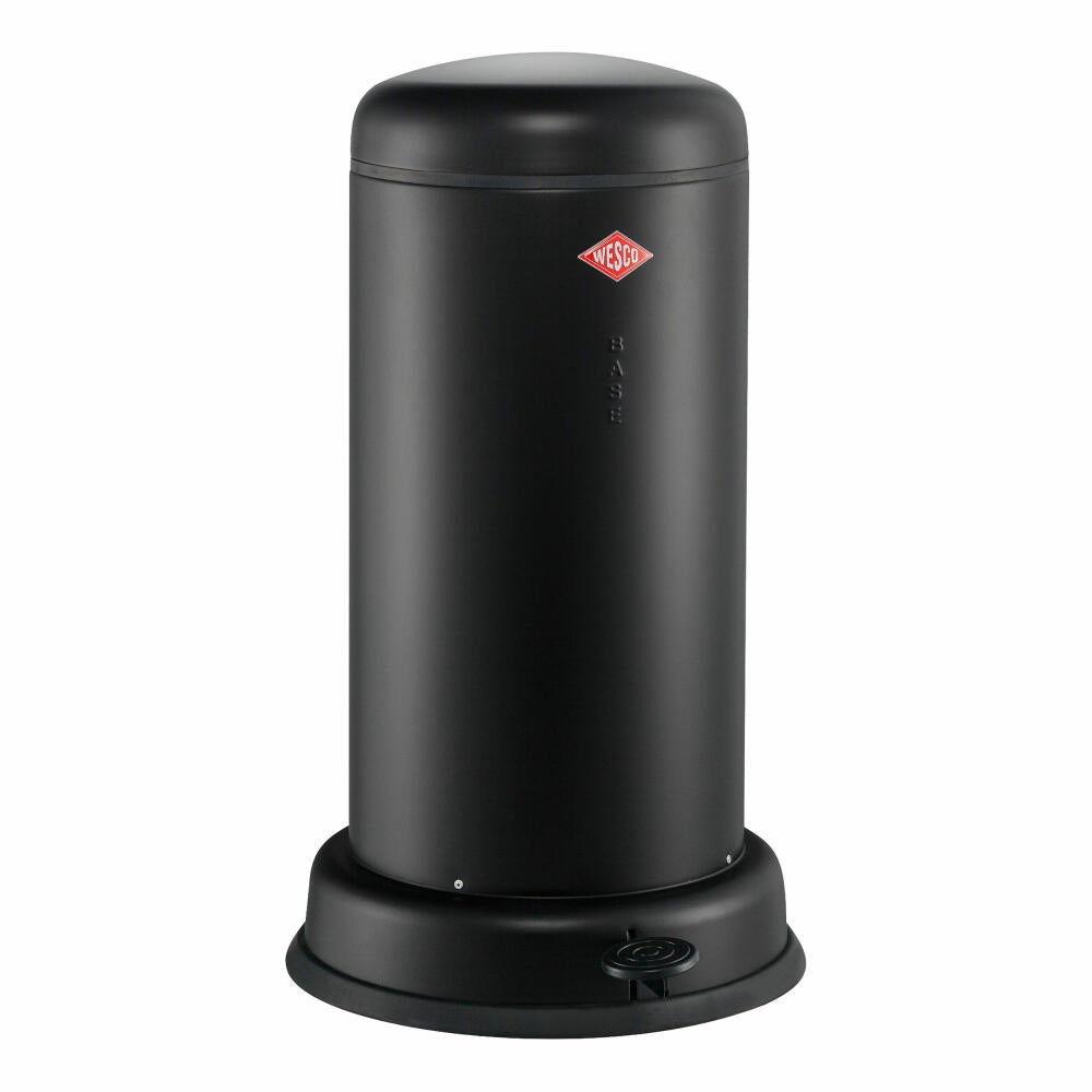Wesco Baseboy 20 Treteimer, Abfalleimer, Mülleimer, Stahlblech, Schwarz Matt, 20 L, 134531-73